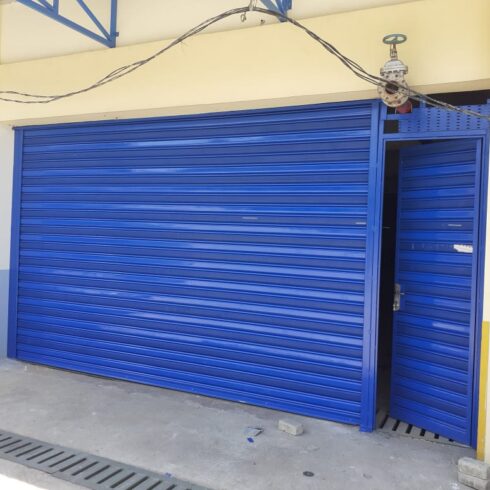 Rolling door Industri semi Perforated